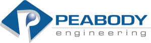 Large Blue Peabody Engineering Logo