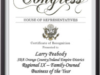 Regional IX - Family-Owned Business of the Year - Larry Peabody